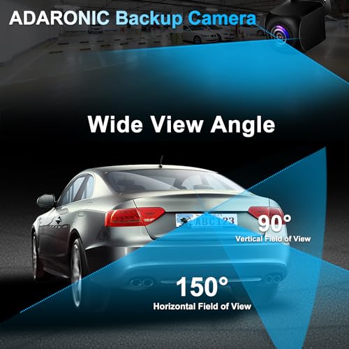 Image of Automotive Backup Camera, Metal Rearview Camera with Switchable AHD 1080P AHD 720P and CVBS, Dual Mount Brackets Universal Reversing Camera for Car Pickup Truck SUV (HD02)