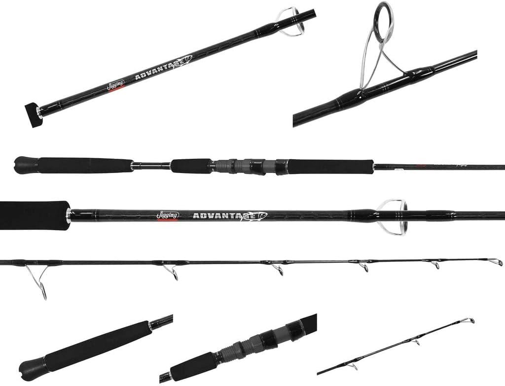 Jigging World Ghost Hunter Advantage Spinning Jigging Rods