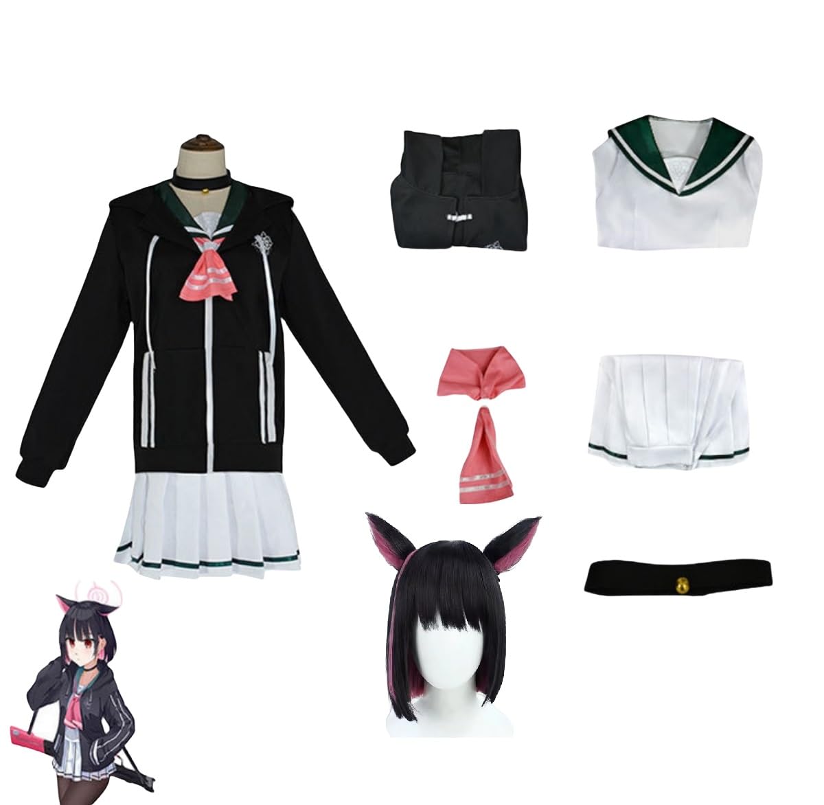Amazon.co.jp: FSQCY ブルーアーカイブ 杏山カズサ コスプレ衣装 Amazon.co.jp: FSQCY ブルーアーカイブ 杏山カズサ コスプレ衣装