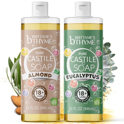 Brittanie&rsquo;s Pure Castile Liquid Soap Refill (Pack of 2)