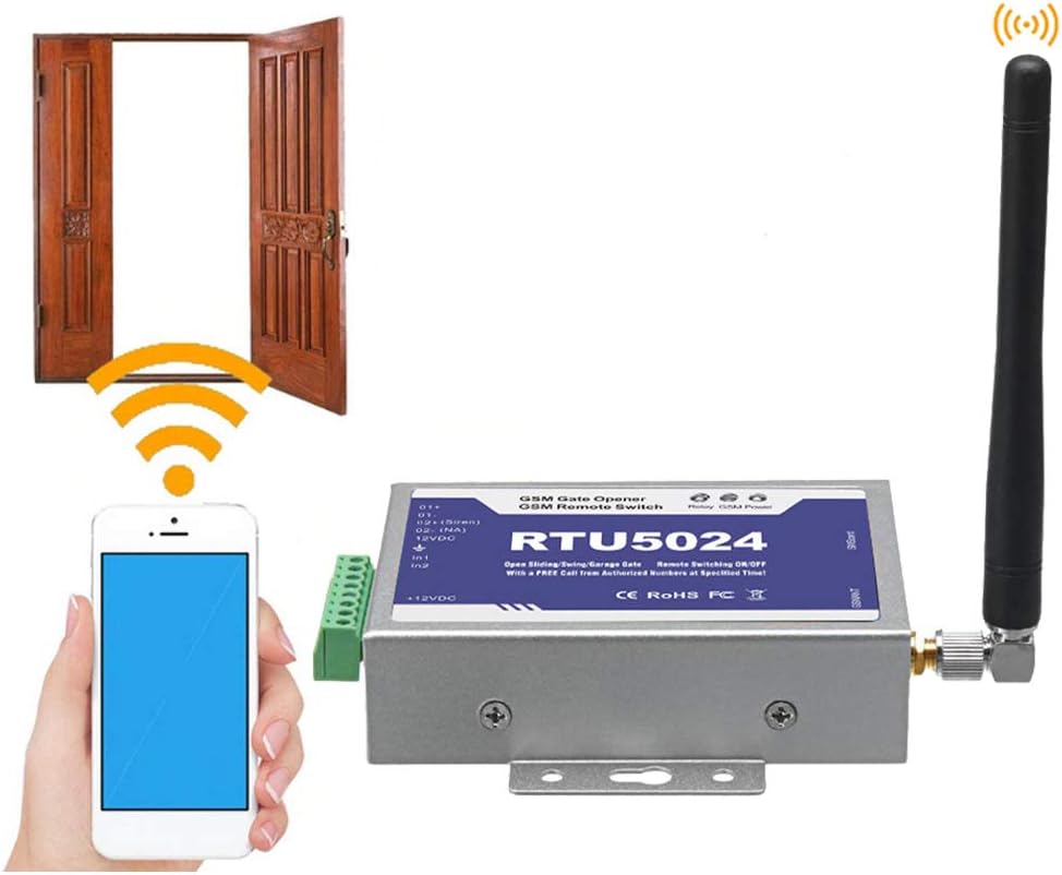 GSM Gate Opener Relay Call Switch Remote Control Phone Vibration Control Door Opener for Parking Systems(RTU5024/RTU5035)