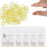 Gummi Zahnspange,500pcs Dental kieferorthopädischer Latex Elastiken,Orthodontic Latex Elastics (Chipmunk 1/8'')