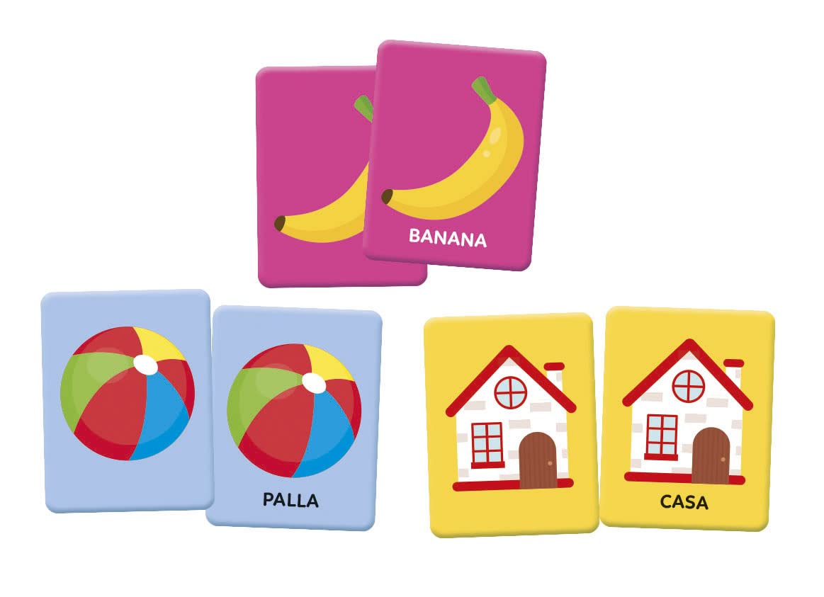 Clementoni - 16432 - Sapientino Baby Montessori - Primo Memo - Gioco Educativo 1 Anno, Flashcards Montessori, Gioco di Memoria - Made In Italy