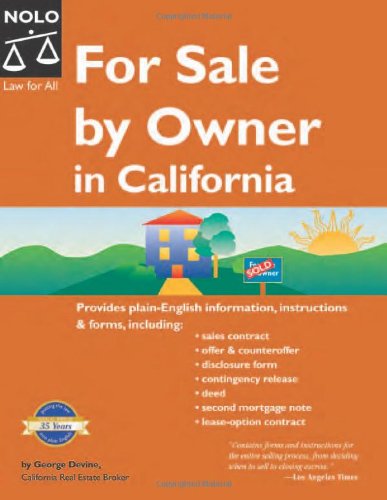 Buy For Sale by Owner in California — BookShops.in