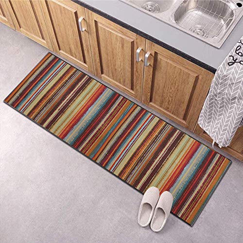 Stootrel Tappeto Cucina Passatoia Strisce Vintage
