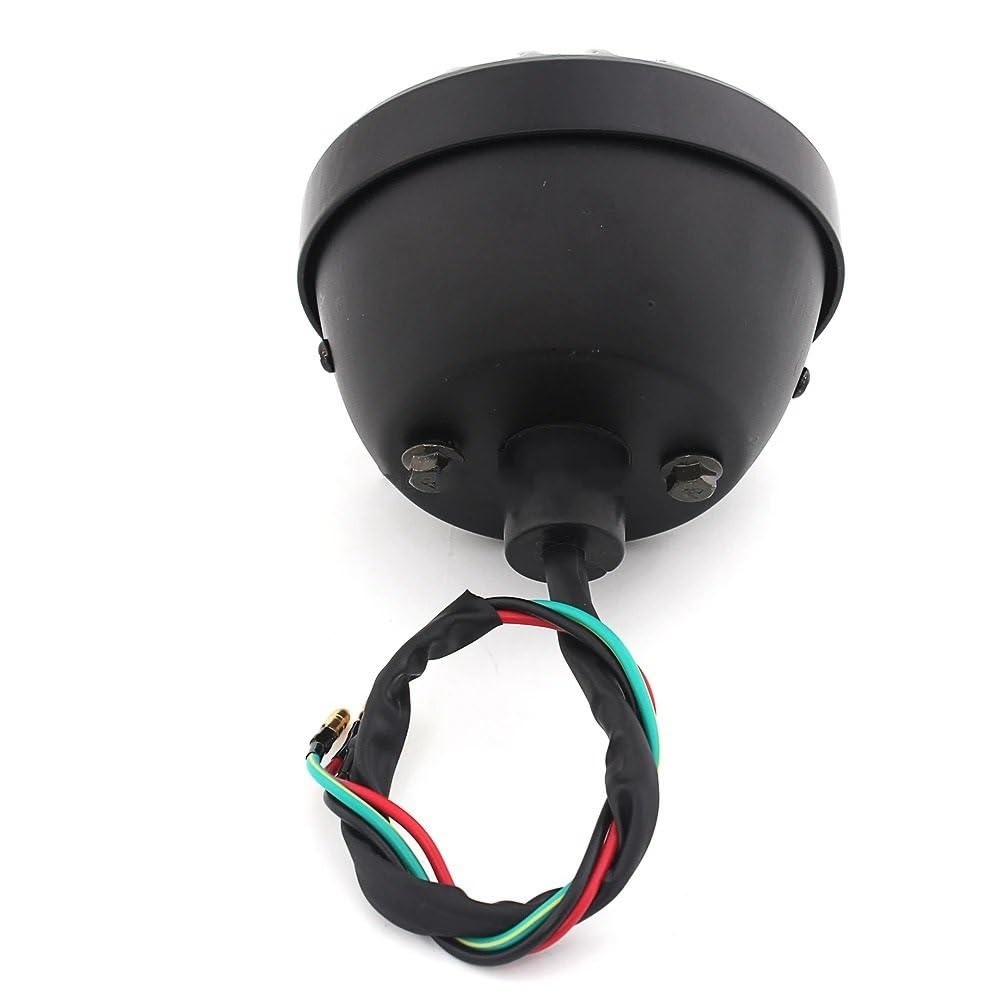 Clignotants Feux Feux arrière ronds noirs pour Moto pour Ha&rley Bobber Chopper, éclairage de frein arrière, indicateur de lampe, accessoires