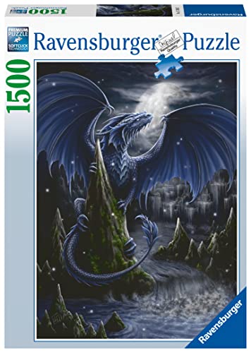 Ravensburger, l'oscuro Drago Blu, 1500 Pezzi