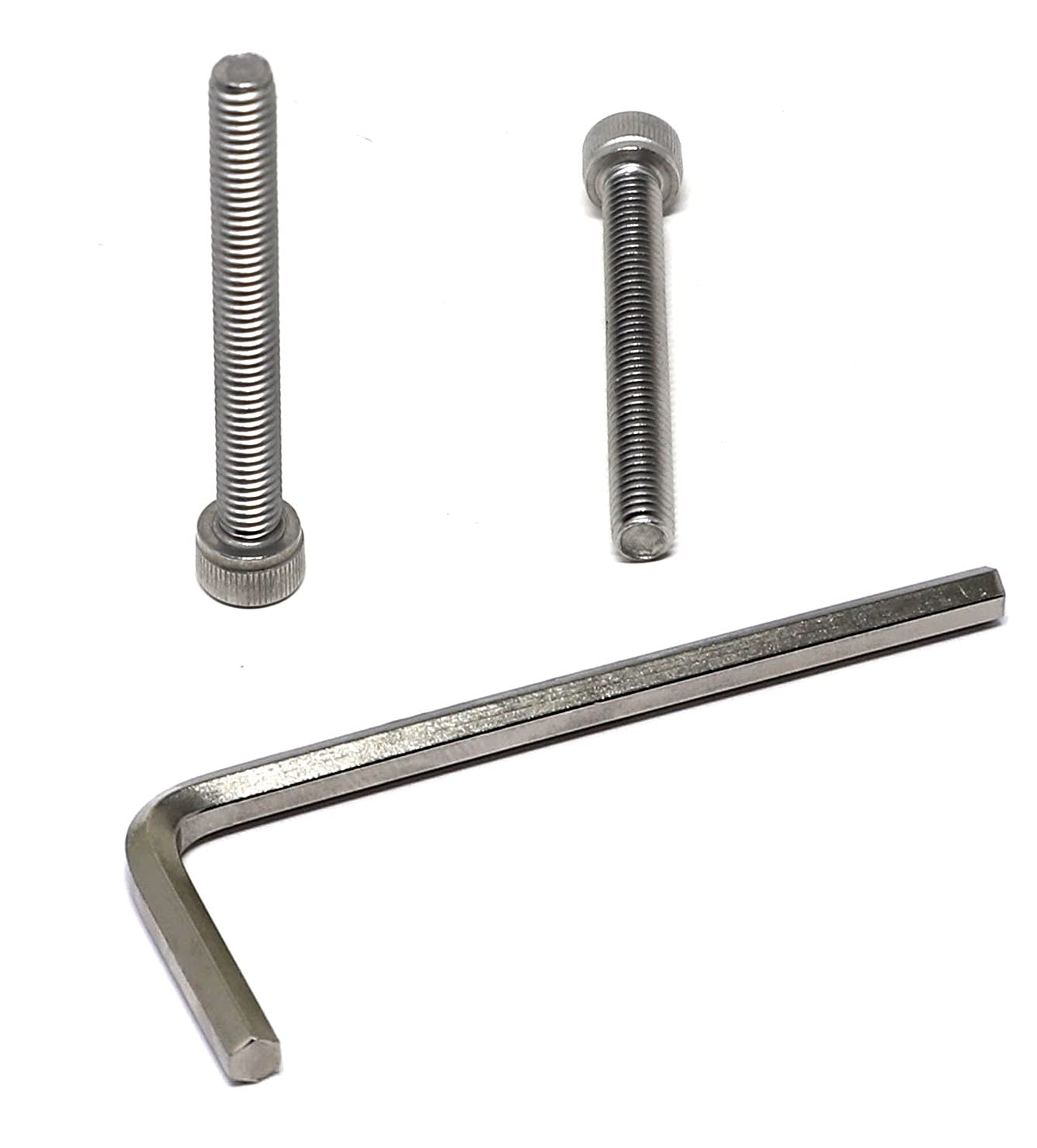 iexcell 20 Pcs M6 x 50mm Thread Pitch 1 mm Stainless Steel 304 Hex Socket Head Cap Screws Bolts Kit - 4