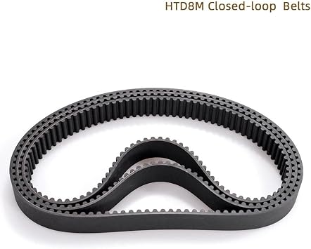 1pc HTD 8M synchronous belt C568/576/584/592 width 15/20/25/30/40/50mm Teeth 71 72 73 74 HTD8M Timing Belt 568-8M 576-8M 584-8M(8M-568mm(teeth 71),20mm)