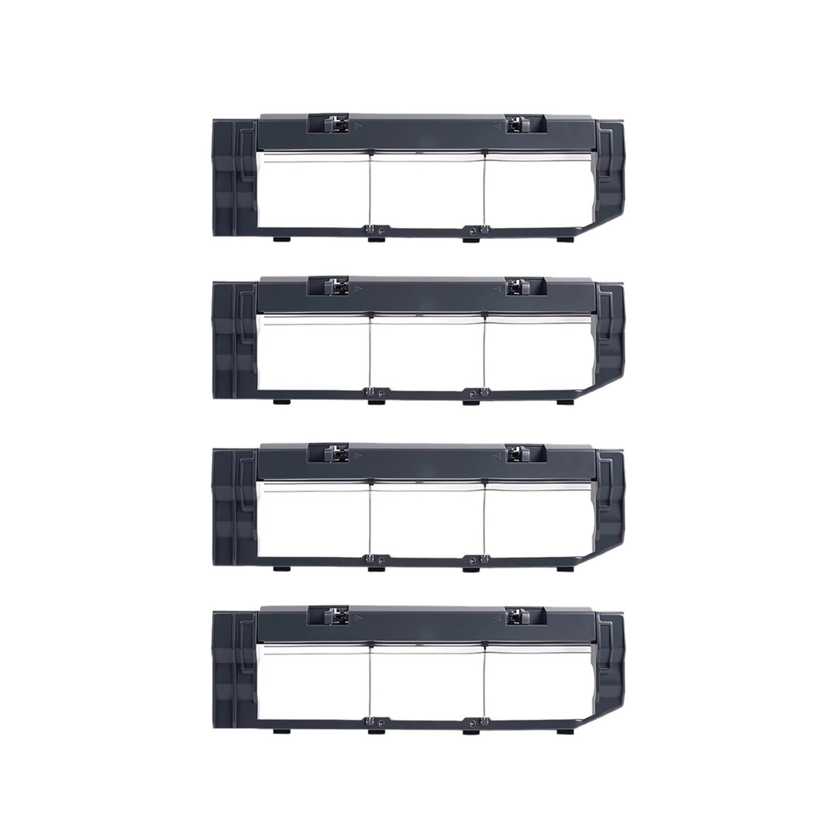 GENTERUN Main Brush Cover,Compatible For Xiaomi, Compatible For Roborock, S5 S6 S50 S51 S55 S6 MaxV Vacuum Cleaner Roller Brush Cover(4pcs)