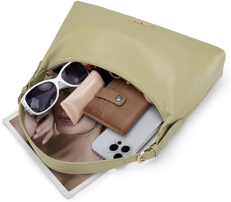 Montana West MEDIUM Shoulder Purses for Women Crescent Hobo Bags Trendy Purses - Image 4