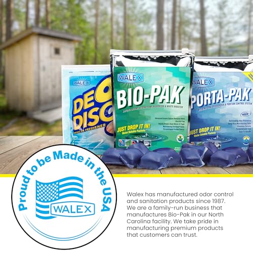 Walex-Bio-Pak-Black-Holding-Tank-Deodorizer-Waste-Digester-Drop-Ins-Advanced-Enzyme-Formula-for-Rapid-Breakdown-of-Waste-Paper-Removes-Odors-Cleans-Tank-Biocide-Free-Mint-50-Pack