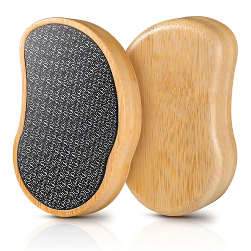 Nano Glass Eliminador de Callos para Pies, Lima de Callos de Cara de Madera, Lima Profesional para Pedicura para Pies Agrietados Húmedos/Secos (Negro)