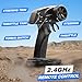 Rhybor 1:16 Scale RC Cars for Adult, Remote Control Car Fast 40KPH Hobby RC Cars for Boys Age 8+, 4x4 All Terrain Off-Road RC Truck for Kids with 2.4 GHz Remote Control 2 Rechargeable Batteries