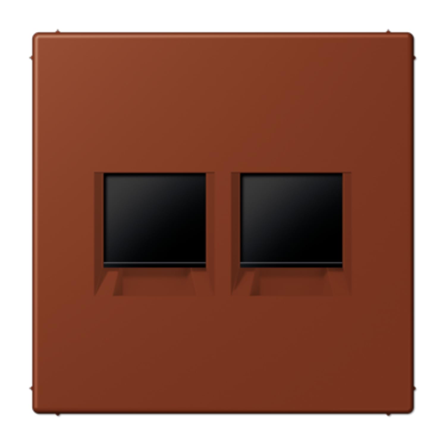 Plaque modulaire Jack-Rad JUNG LC1969-2WE247 double prise LC4320D