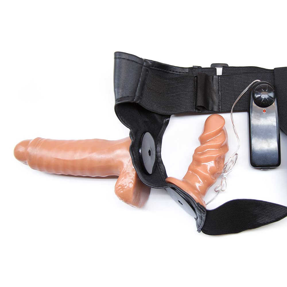 EdenFantasys 2X Vibro Strap-on - Double Dildo Vibrating Strap-on
