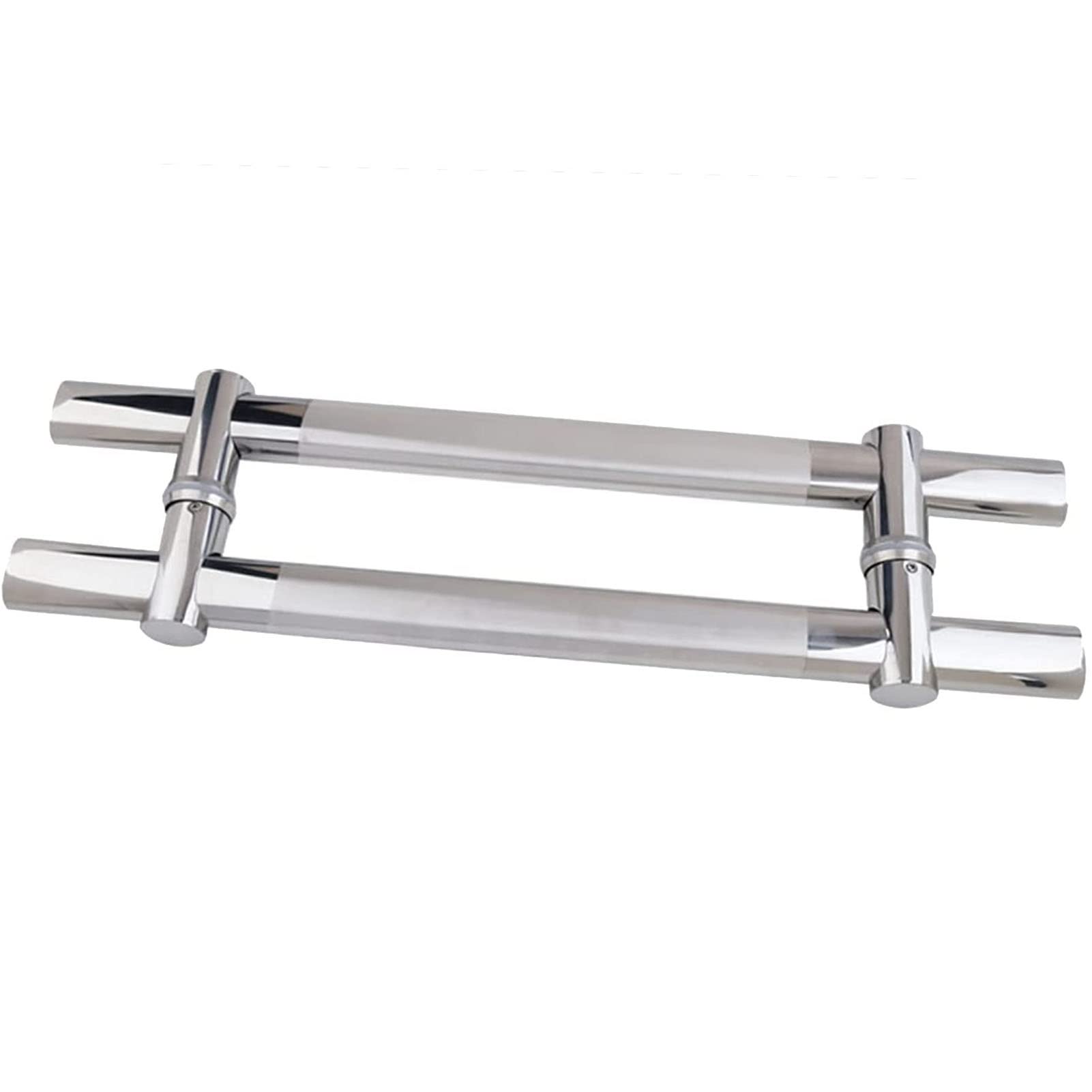 DREANNI Push and Pull Shower Door Handle Stainless Steel Hole Center Spacing Adjustable Sets, Barn Door Handle, Glass Door Handle, Sliding Door Handle/120Cm