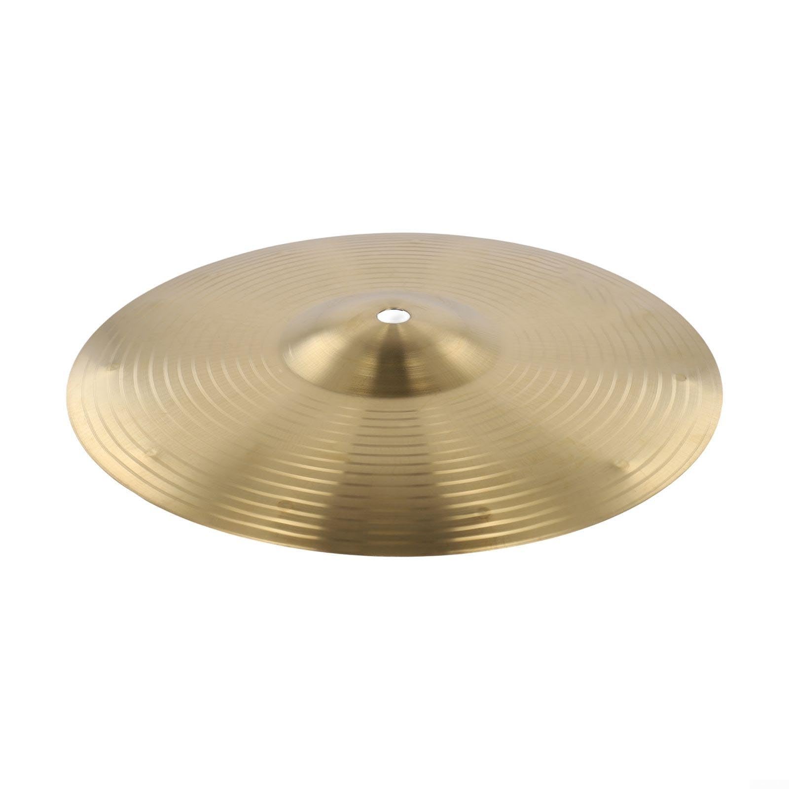 Splash Cymbale de batterie Rock Crash, 20,4 cm, cymbale de batterie jazz, instrument de percussion Splash Crash, cymbale Hi-Hat en laiton (25,4 cm)