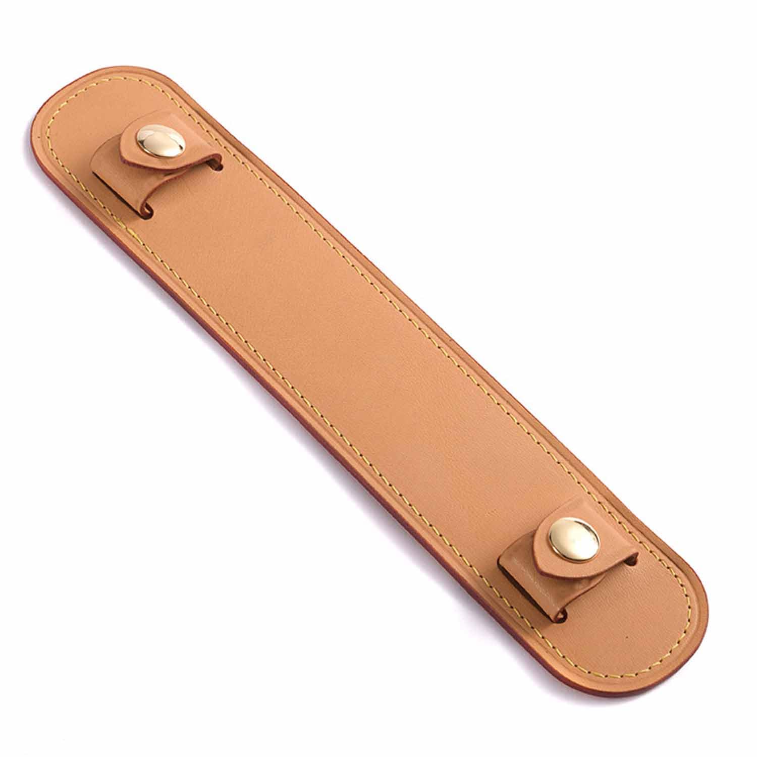 BEUDW Vachetta Leather Shoulder Pad Soothing Shoulder Pad for Cossbody Bag Straps (Vachetta Beeswax Color)