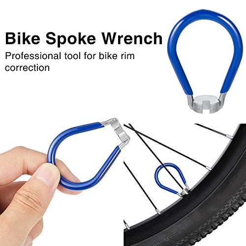 image for Mudder 6 Pieces Bike Spoke Wrench Tool Bicycle Spoke Tool Steel Bike R