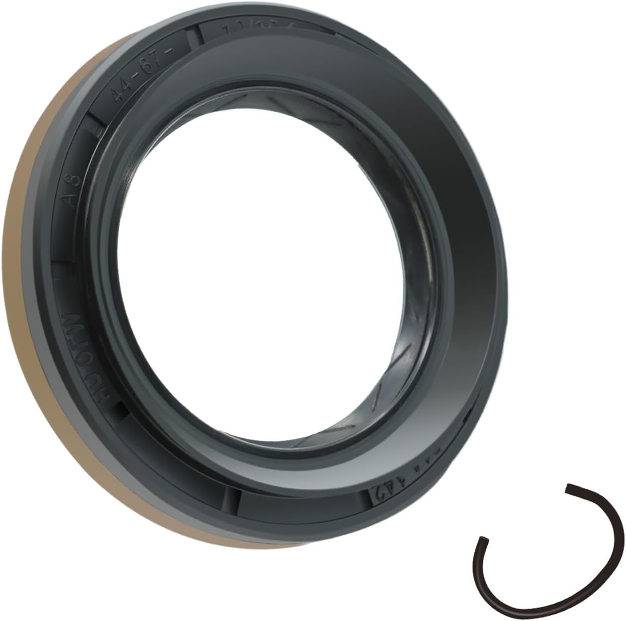 Front Differential Axle Shaft Side Seal with Lock Ring Compatible with BMW 230i xDrive 325xi E9X 328d xDrive 428i xDrive 525xi 640i xDrive M4 M5 Base X1 X3 X4 X5 X6 X7 Replace# 31508743675