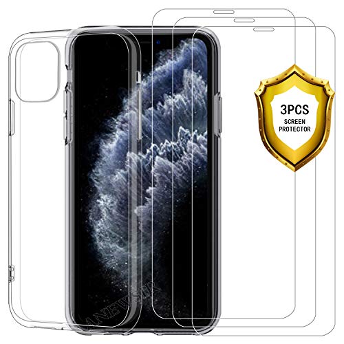 ANEWSIR Funda para iPhone 11 Pro y Cristal Templado iPhone 11 Pro 5.8