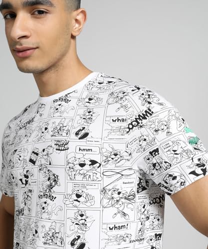 Image of Puma Men's Printed Slim Fit T Shirt