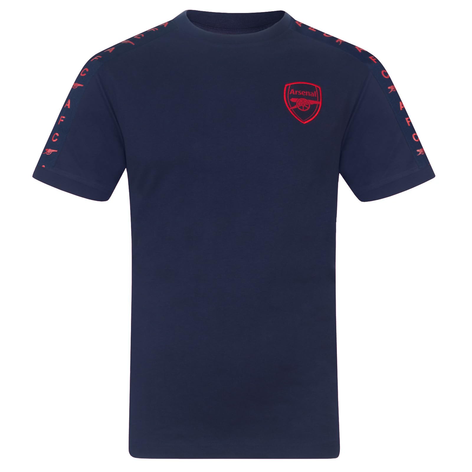 Arsenal F.C. Kids T-Shirt Taped Official Football Gift Navy 4-5 Years