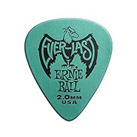 Teal 2.0 mm gauge. Made from Delrin for a more secure, non-slip surface. Durable, wear-resistant Delrin material. Pack of 12 guitar picks.