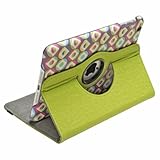 Aduro ROTATA 360 Degrees Rotating Case Cover Folio w/ Stand for Apple iPad Air (Circles)