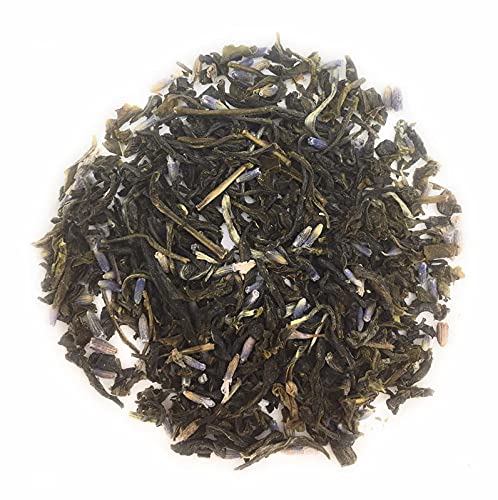 Image of Siyacha Tea Lavender Green Tea, 100 Grams, 100% Whole Leaf For stress Relief, Good Sleep and Relaxation, Natural Stress Buster, Refreshing Beverage Makes 50 Cups (approx)