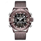 NaviForce NF-9153CC Coffee Steel Watch