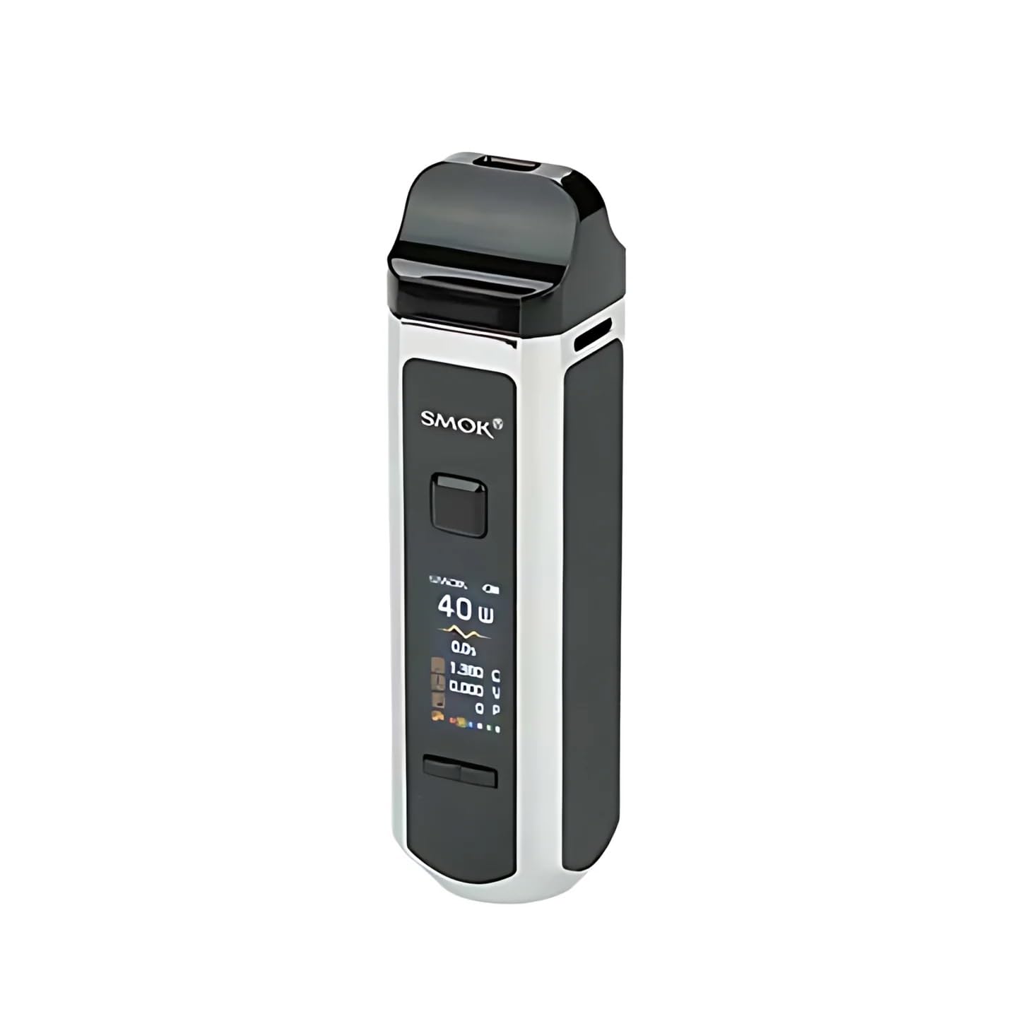 Smok Nord 2 SMOK RPM40 Pod Kit - 1500mAh Battery, 2mL Pod, Adjustable  1-40W, Compatible With RPM & Nord Coils (Prism Chrome)