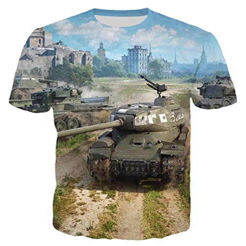 T-shirt d'été pour homme à motif débardeur imprimé 3D relief modèle A-9 XXL