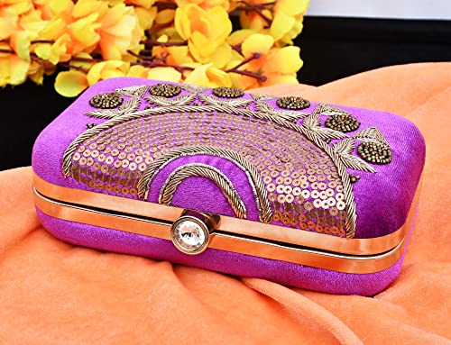 Image of For The Beautiful You Neck Embroidered Women's Clutch