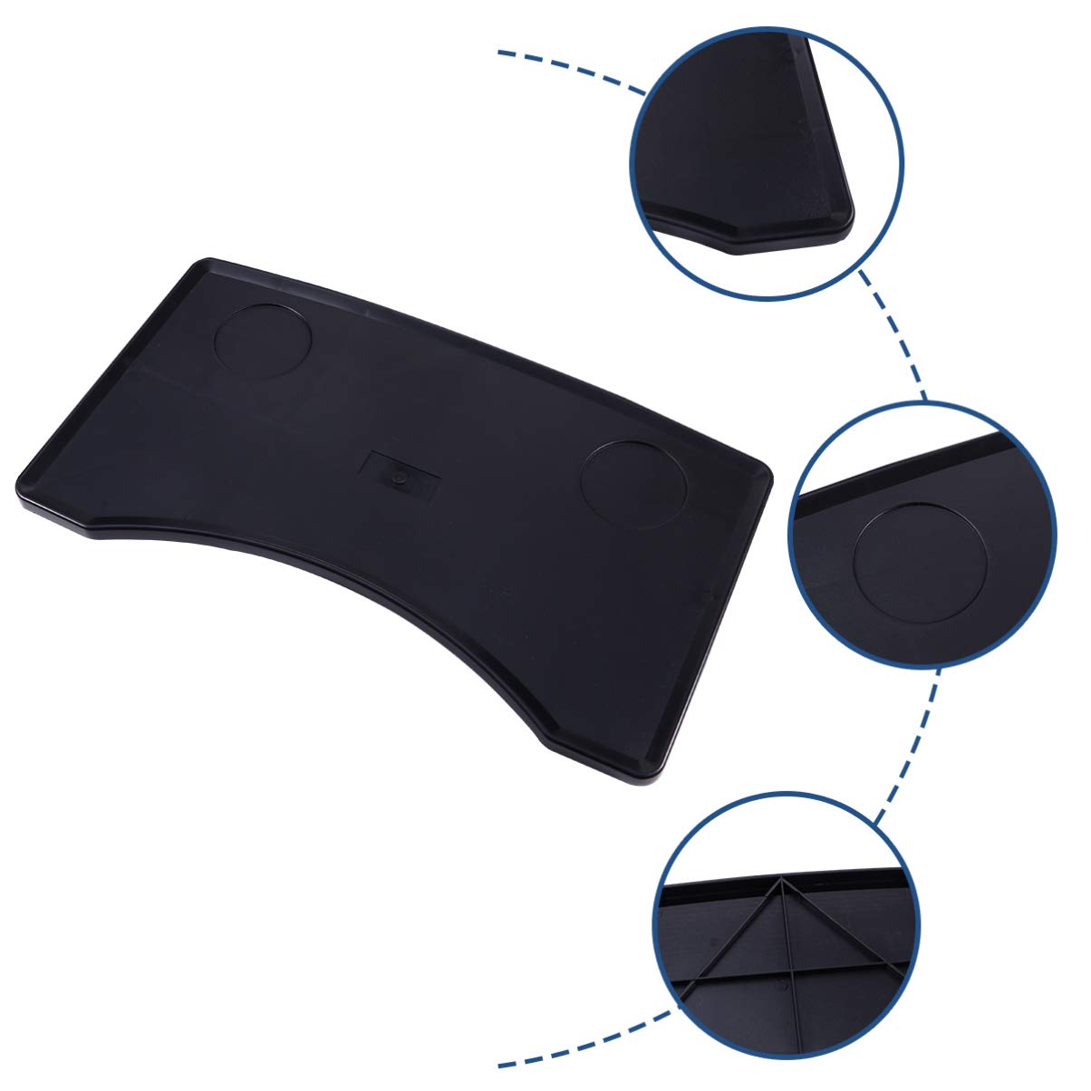 Rollstuhl Runde Tablett Abnehmbaren Rad Stuhl Tisch Abnehmbare Rollstuhl Schreibtisch Zubehör für Essen Lesen Und Ruhe