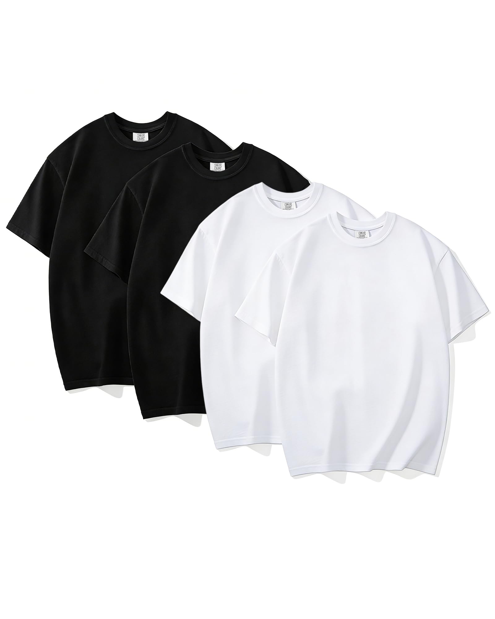 Comfort Men's Cotton T-Shirt, Crew Neck Short Sleeve Tee, Style G 1737 S-3XL