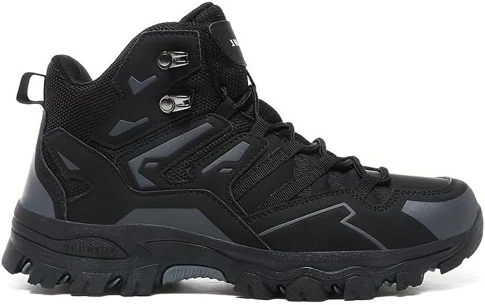 Men's Hiking Boots - Breathable Mesh & TPR Outsole Trail Shoes with EVA Cushion for Outdoor Trekking - Main Image