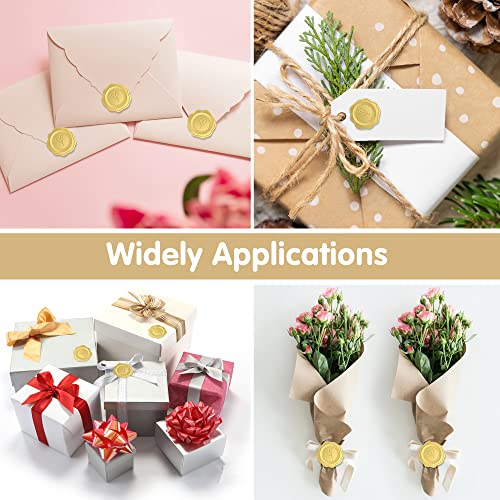 Adesivi Sigilli Busta Adesivi in Rilievo Oro