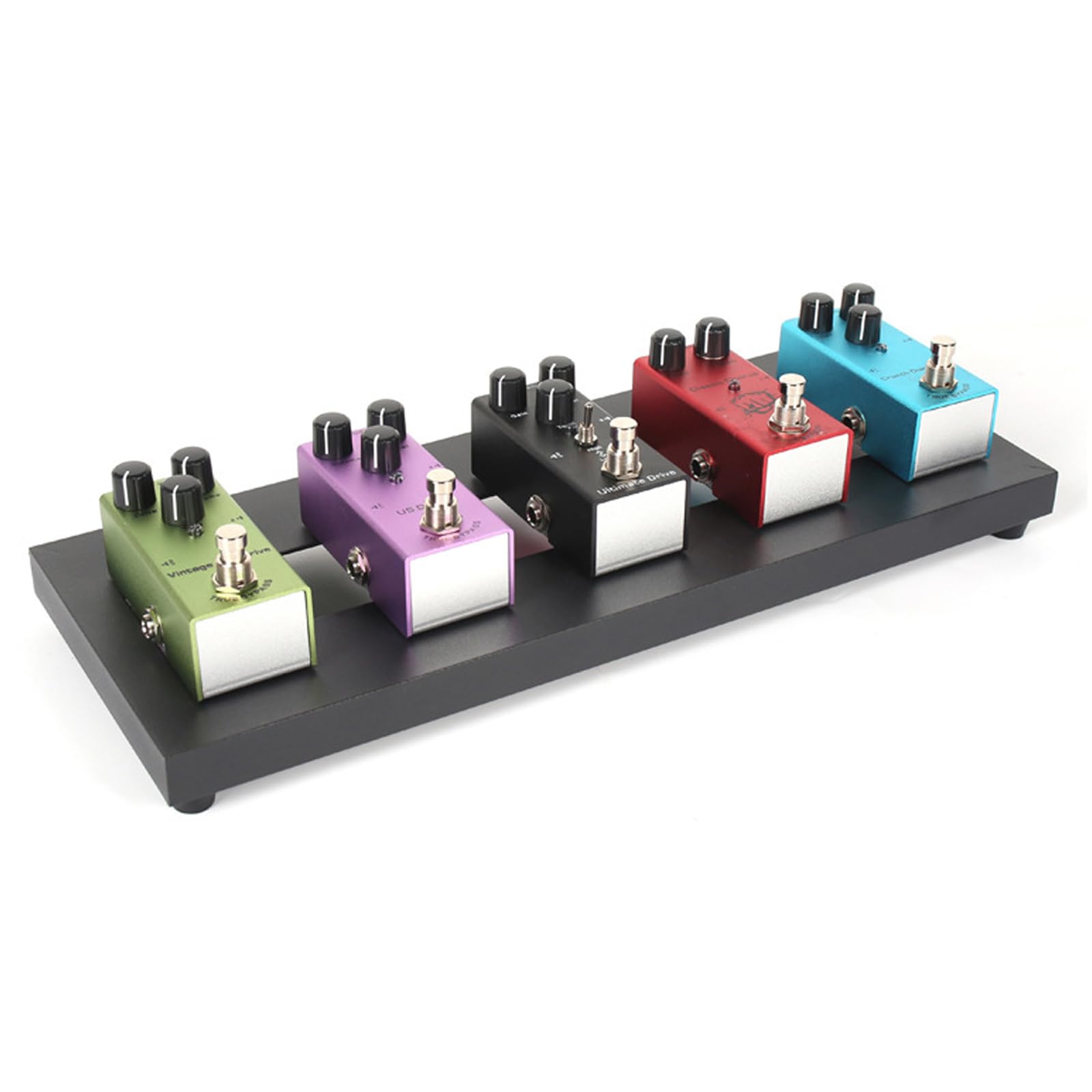 Duży rozmiar gitarowy pedalboard pedalboard ze stopu aluminium z torbą do przenoszenia lekka płytka z pedałem efektów
