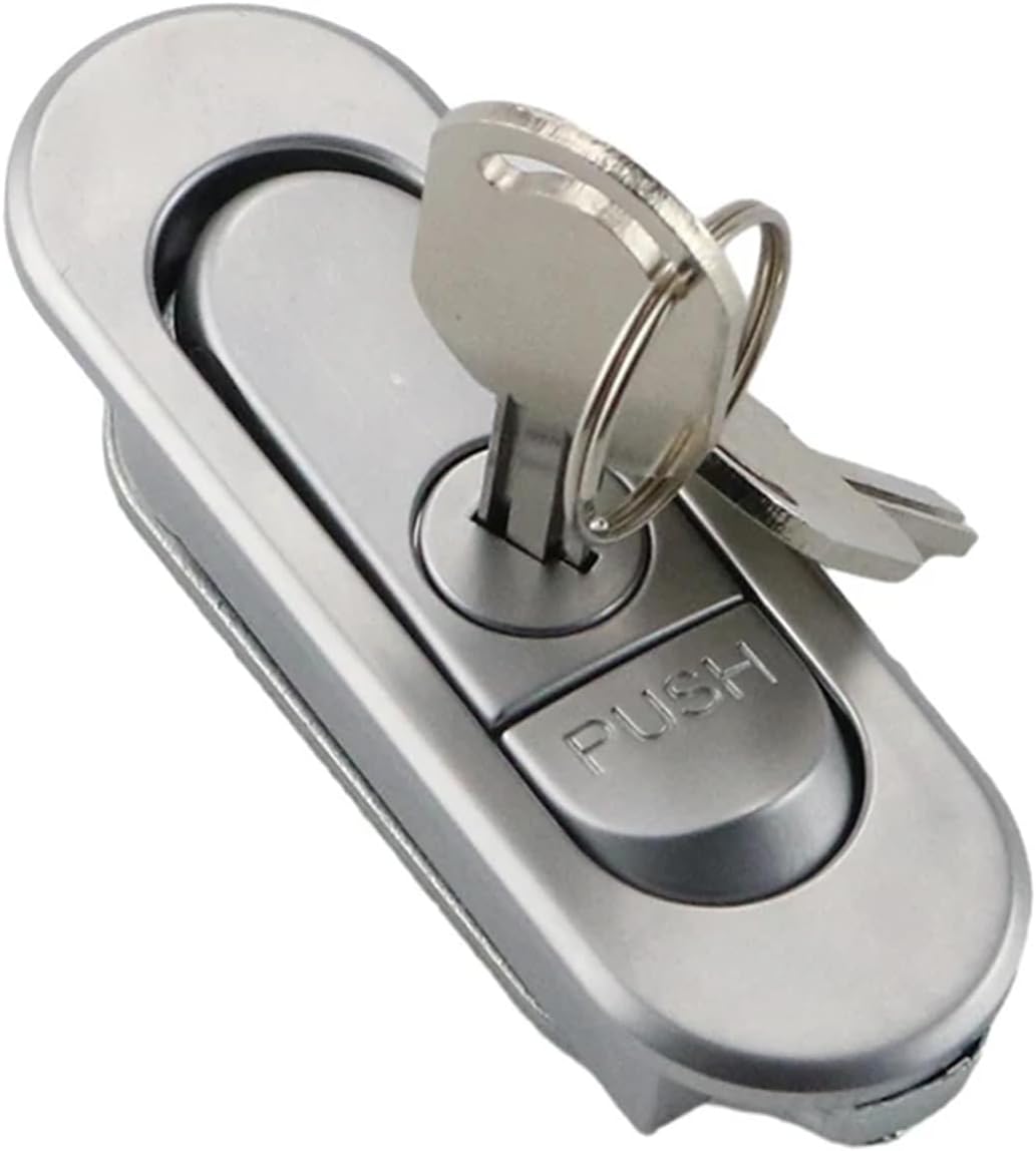 Zinc Alloy Flat Lock Industrial Electrical Automation Machinery Equipment Cinet Door Push Bounce 1Pcs