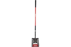 Radius Premium Long Handle Square-Point Shovel - Innovative Square Point Design for Maximum Digging Efficiency