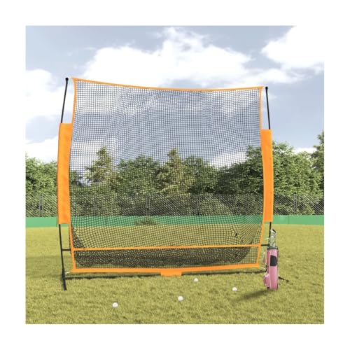 Pidanida Golf Practice Net Black and Orange 84.6