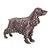 Imagen de Cocker Spaniel de pie pequeña estatua escultura de bronce fundido fría perro Mascotas regalo Idea H9 cm