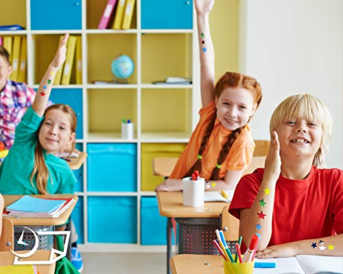 Metallic Foil Star Stickers, Assorted Sizes, ¾” And 1” - 450 Labels Per Roll With Perf On Roll After Every 10 Labels (Gold) #TOP3