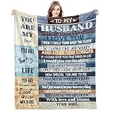 Anniversary Romantic Gifts for Him, Birthday Gifts for Husband from Wife, to My Husband Personalized