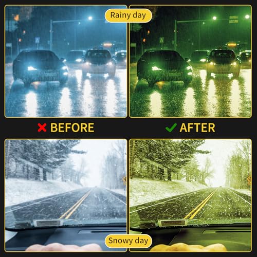 Night Vision Clip-on, Driving Sunglasses for Men and Women, UV400 Polarized Yellow Lens, Clip-on Sunglasses for Night4