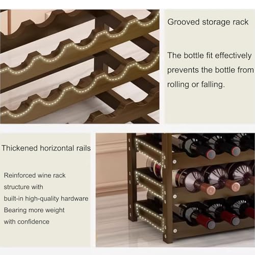 Soporte para 10 Botellas Rústico 2 Niveles para Cocina miniatura 5