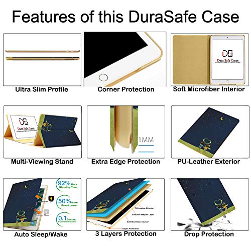 Image of DuraSafe Cases for iPad Pro 11 inch 2nd Gen Folio Case A2228 MY232HN /A MY252HN /A A2068 A2230 MXDC2HN /A MXDE2HN /A MXDD2HN /A MXDF2HN /A A2231 MY332HN /A MY342HN /A MXEW2HN /A MXEY2HN /A - Night Sky