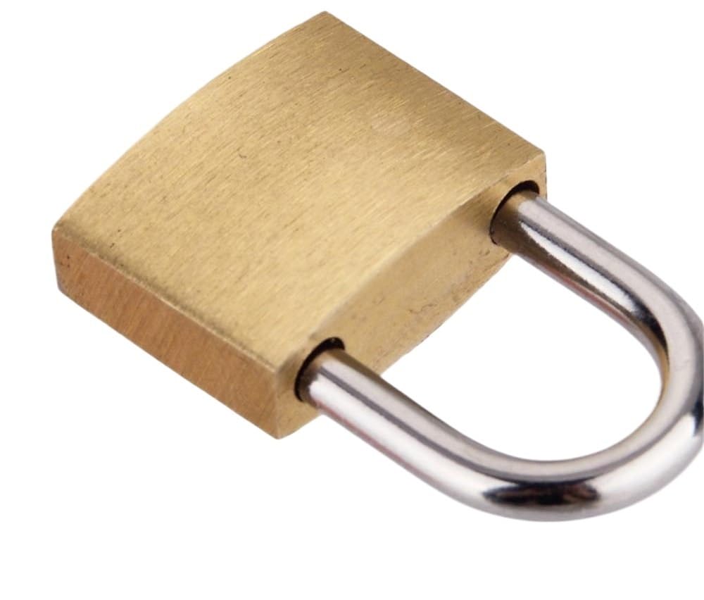 Lkfjnhepf One Color Padlock 20Mm Small Copper Lock With Keys Luggage Case Padlock Storage Lockers